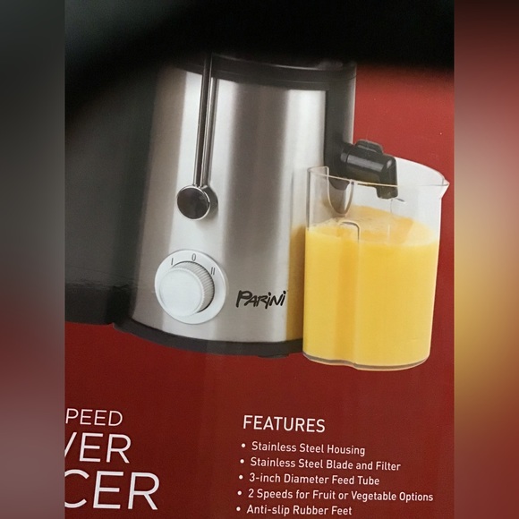 New in Box Parini Multi-Speed Power Juicer - Picture 3 of 3